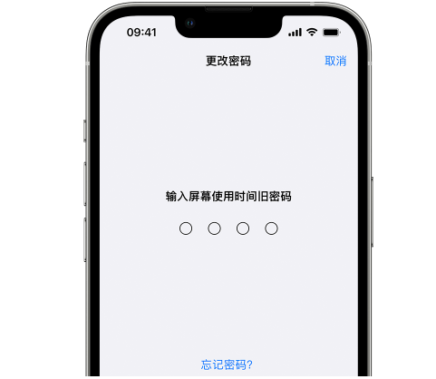 凯里iPhone屏幕维修分享iPhone屏幕使用时间密码忘记了怎么办 