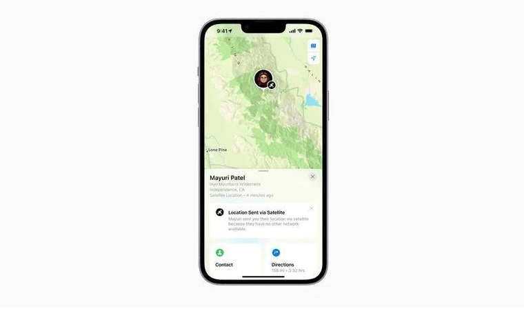 凯里苹果14维修分享iPhone14系列中 FindMy功能通过卫星分享位置方法教程 