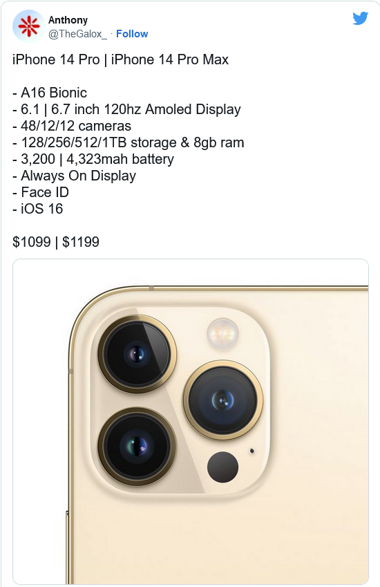 凯里苹果14维修分享iPhone 14全系涨价 