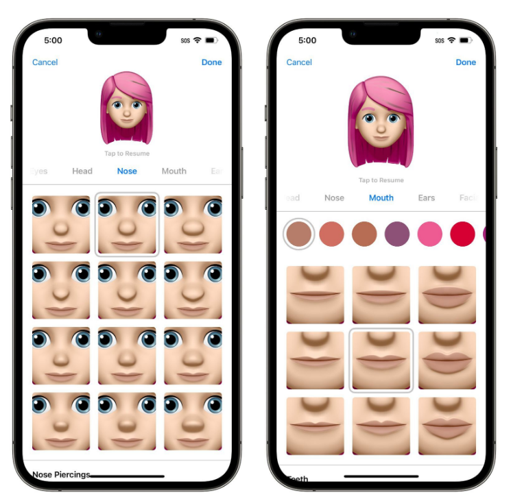 凯里苹果手机维修分享​iOS 16中的拟我表情有了哪些变化和升级 