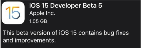 凯里苹果手机维修分享如何升级到iOS15.0 beta5 